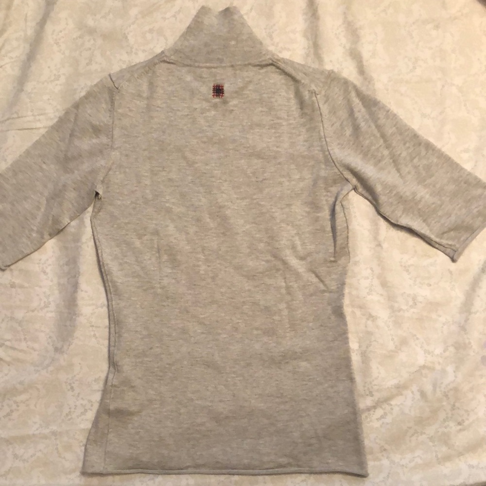 Burberry - mock neck sweater (logo is on back of neck)